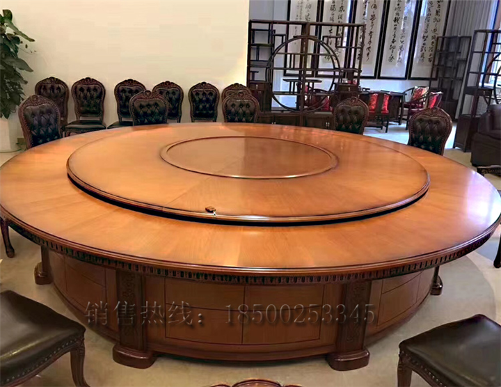 北京电动餐桌转盘安装展示 