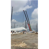 收费站雨棚吊装   昭通吊车租赁 