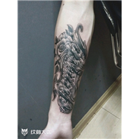 湘潭盘龙纹身作品11