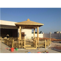 乌兰察布旅游景点防腐木木桥订
