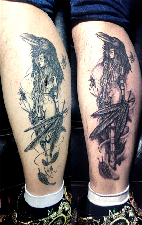 南宁花鬼纹身作品 11 