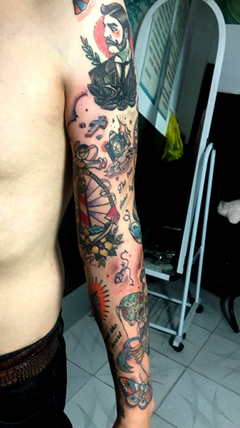 南宁花鬼纹身作品 12 