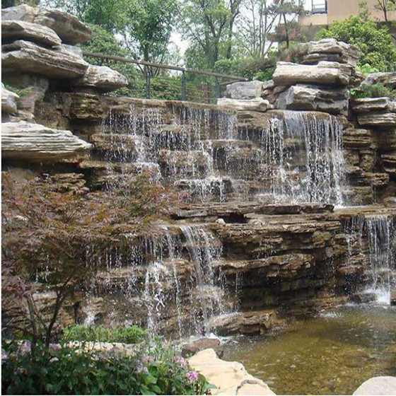 常德假山瀑布、郴州假山瀑布、永州假山瀑布 