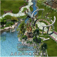 岳阳假山公司，岳阳仿木凉亭 
