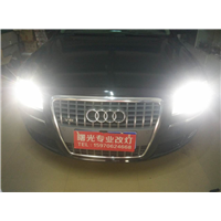 南昌奥迪A8L升级定制版海拉五双光透镜 