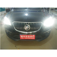 【南昌曙光改灯】别克昂科威升级原装进口海拉六透镜，一切原装 