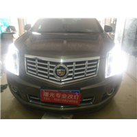 【南昌曙光改灯】凯迪拉克SRX升级LED大灯总成 