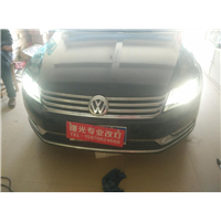 大众迈腾B7升级进口海拉三透镜+欧司朗灯泡+小糸安定 