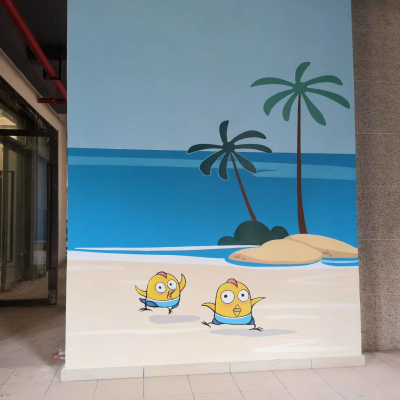 重庆厂房手绘墙 