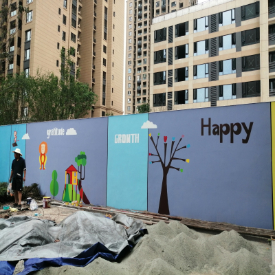 重庆地下车库彩绘 