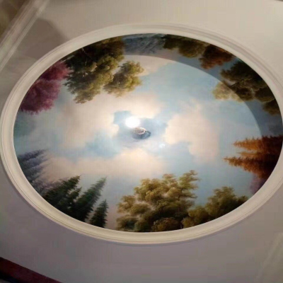 重庆地下车库壁画 