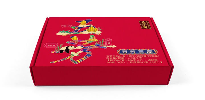 嘉兴特产五芳斋真空包装五芳三品礼盒端午粽子
