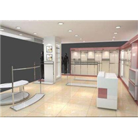 青岛服装展柜 