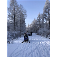 松花江上雪地摩托免费接送 