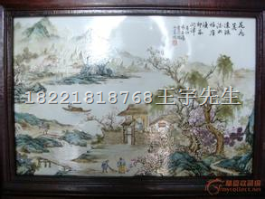 上海老瓷板画回收价格|上海老石头回收|上海老瓷器回收 