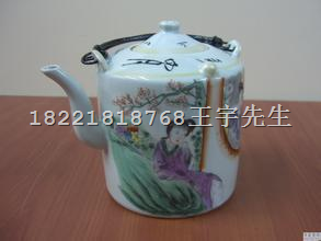 上海各种老瓷器收购，老盖碗，碟子，糖缸，花盆，笔筒回收 