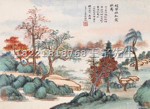 上海字画扇子回收多少钱*上海那里回收老字画扇面 