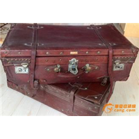上海老皮箱回收价格#老樟木箱回收行情#上海老家具回收 