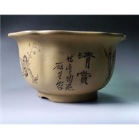 上海老花盆回收，回收老紫砂花盆，老瓷器回收 