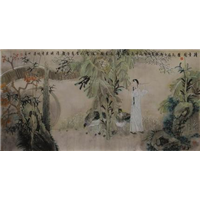 上海回收老字画，上海回收老扇子 