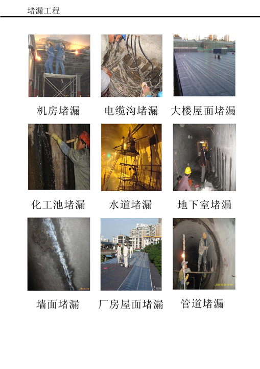 堵漏工程 