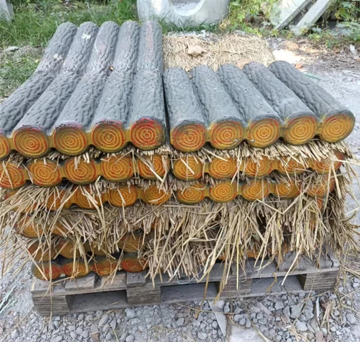 长沙欧冠园林仿木桩的应用案例展示