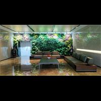 中国振华集团办公区入口植物墙项目-贵州贵阳绿植墙