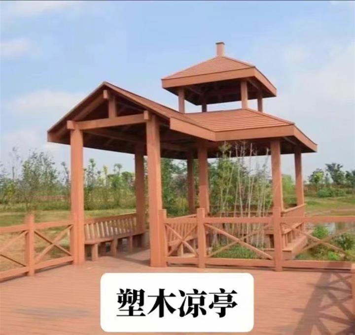 新疆库尔勒塑木凉亭案例